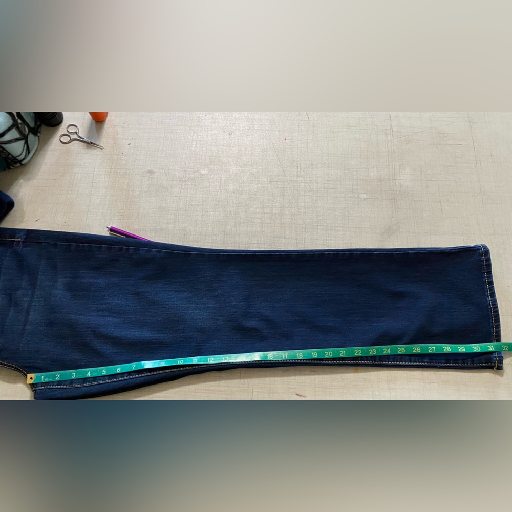 Seven7 Rocker Slim Boot Jeans in Deep Indigo - Picture 10 of 11